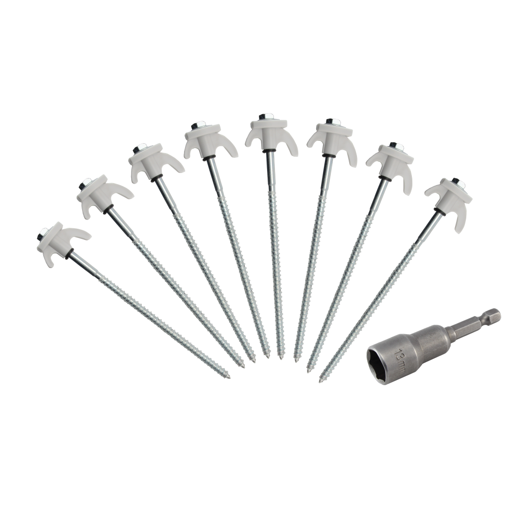 Screw in Tent Pegs 1 Pce — MEAN MOTHER 4X4