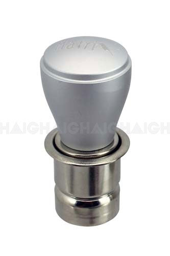 The Mean Mother 4x4 Cigar Lighter Silver features a sleek, metallic finish with a smooth, rounded top and cylindrical base, designed for easy use and reliable performance.