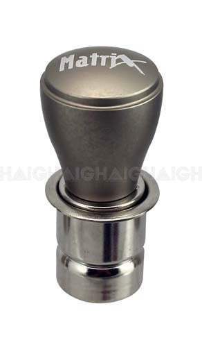 A metallic, cylindrical Cigar Lighter Titanium from Mean Mother 4x4 with a rounded top, shown against a white background.