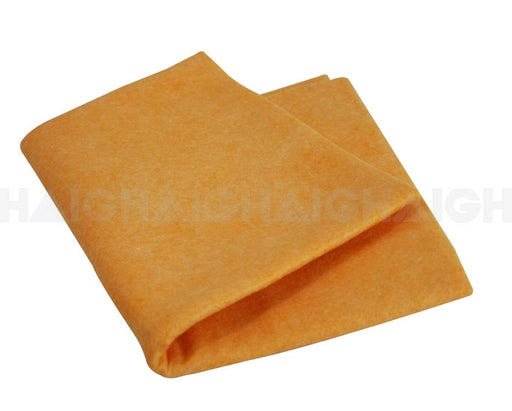 A Mean Mother 4x4 Polishing Cloth 33 X 66cm, shown folded in orange against a white background.
