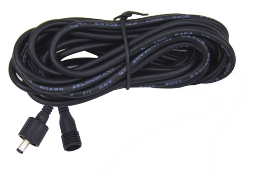 The Mean Mother 4x4 Cable 5M With Quick Connectors is a coiled black extension cable featuring quick connectors at each end, secured by a twist tie. Product specifications are printed along the cable’s length.