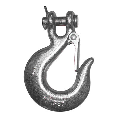 CLEVIS HOOK 1/4INCH WITH CLIP
