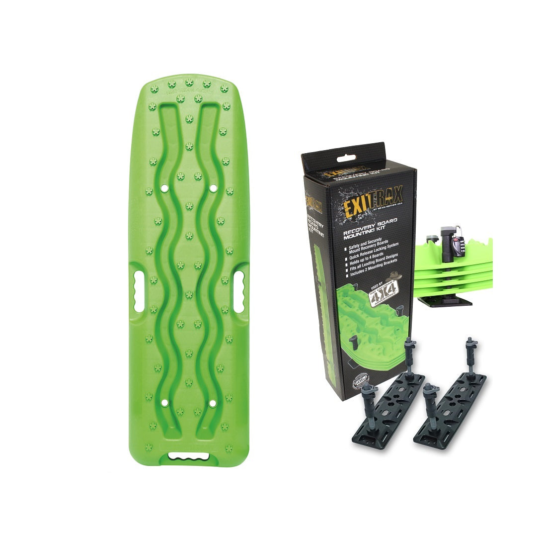 Exitrax® Recovery Board 930 Series Green, Pair + 1 Set of Recovery B